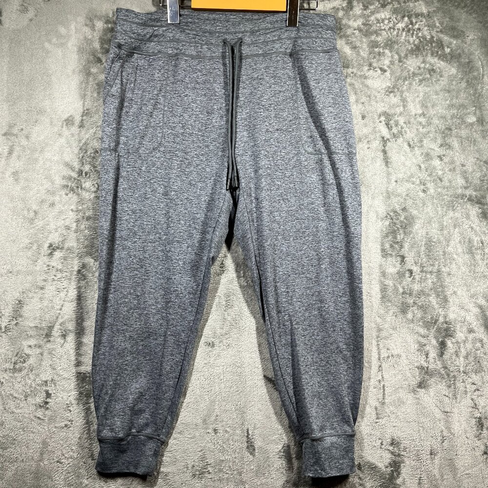 Lole Pull On Jogger Pants Womens Large Gray Drawstring Stretch Casual Lounge - Picture 1 of 11